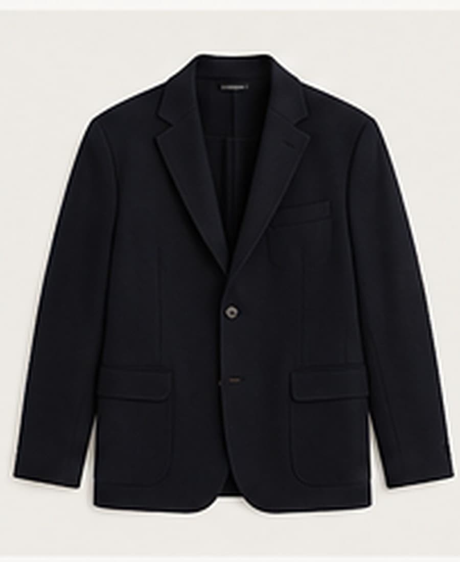 Blazer Noir Sculpté 1