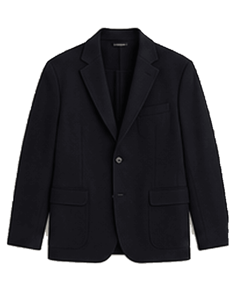 Sculpted Black Blazer