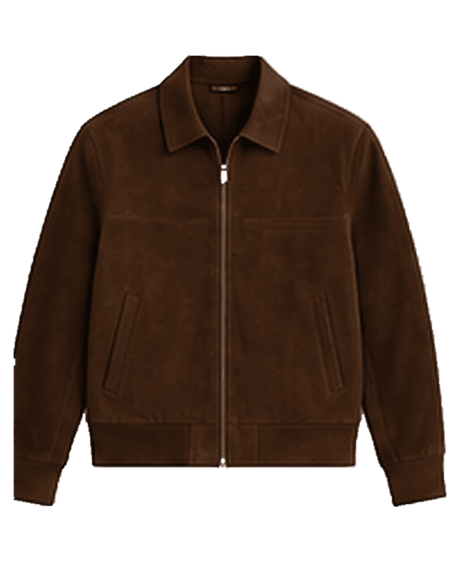 Suede-Effect Bomber