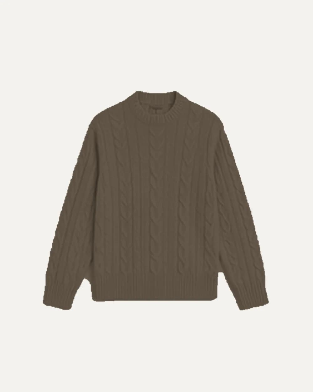 Pull Torsadé Heritage Camel